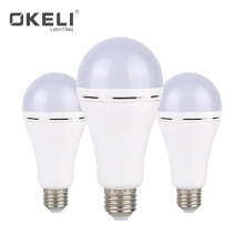 OKELI Cheapest Indoor Home Waterproof 5w 7w 9w 15w E27 B22 Rechargeable Led Emergency Bulb